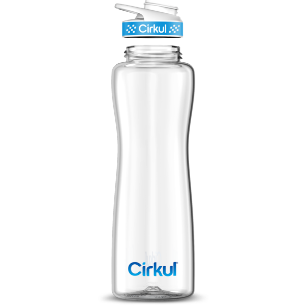 42oz. Plastic Bottle & Comfort Grip Lid - Image 2
