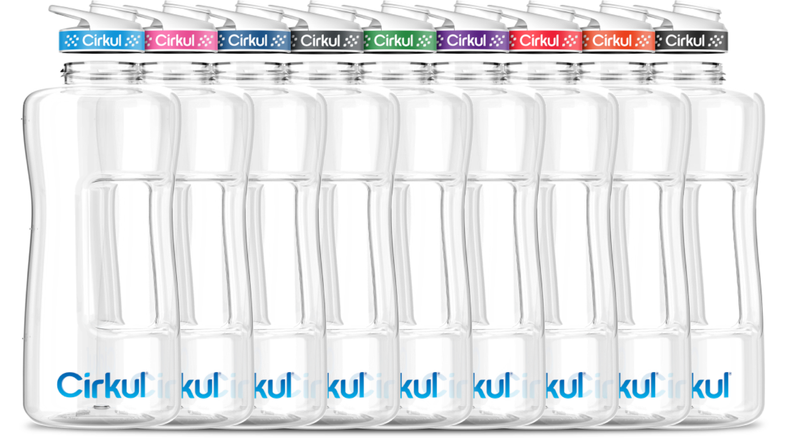 62oz. Plastic Bottle & Comfort Grip Lid