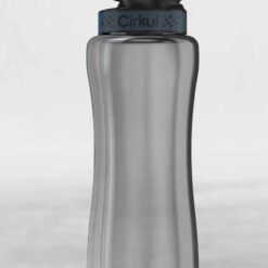 32oz. Black Tint Plastic Cirkul Bottle w/ Gray & Black Cirkul Lid 2.0