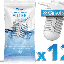 Cirkul Flow Filter (12-Pack) & New Comfort Grip Lid