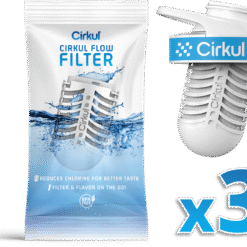 Cirkul Flow Filter (3-Pack) & New Comfort Grip Lid