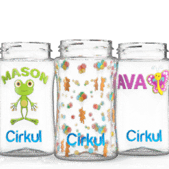 Custom 12oz. Plastic Bottle & Comfort Grip Lid