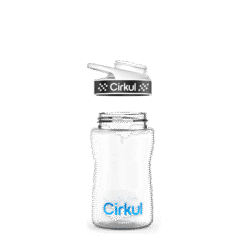 Alternative view of 12oz. Plastic Bottle & Comfort Grip Lid