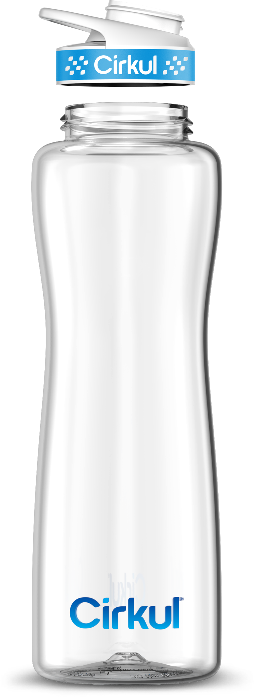 Custom 42oz. Plastic Bottle & Comfort Grip Lid - Image 2