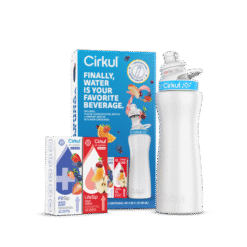 22oz. White Stainless Steel Bottle Starter Kit