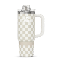 Limited Edition: 30oz. Taupe Tartan Travel StrawSip™ Tumbler