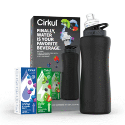 Alternative view of Starter Kit: 32oz. Stainless Steel Bottle, Lid, & Cartridges